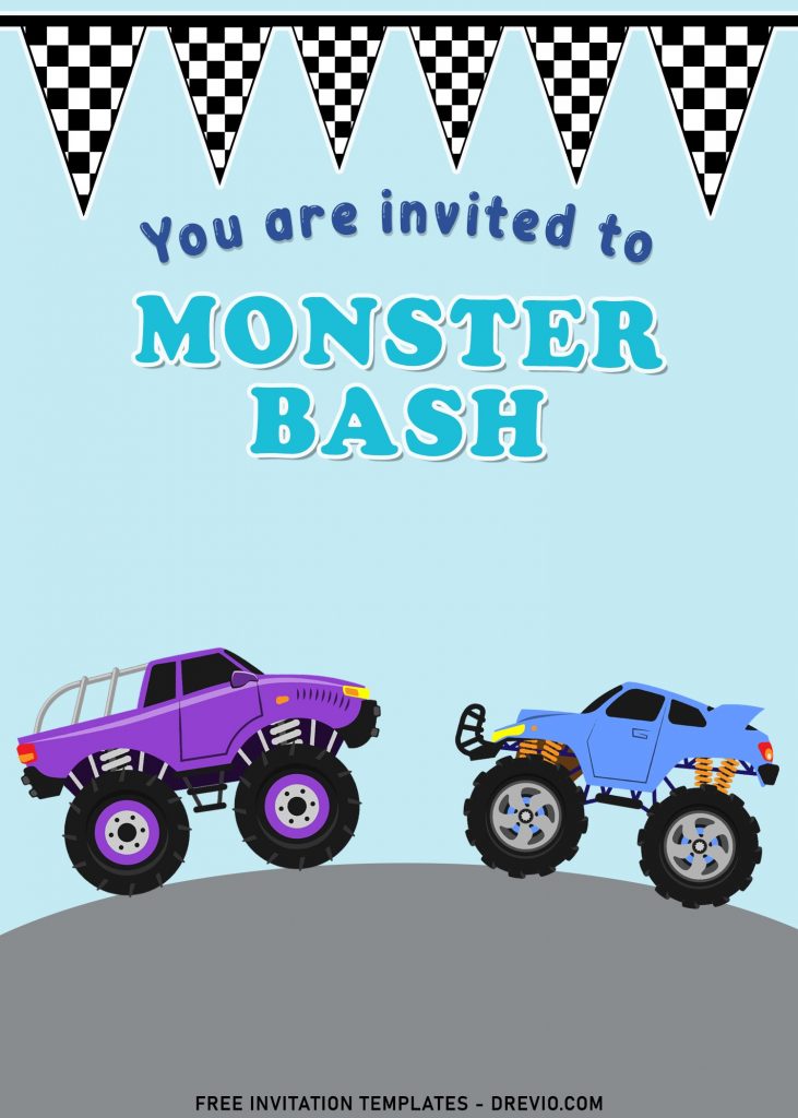 Invitation Template of 7+ Awesome Buggy Birthday Bash Invitation Templates For Your Son's Birthday 3