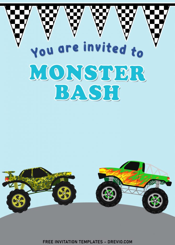 Invitation Template of 7+ Awesome Buggy Birthday Bash Invitation Templates For Your Son's Birthday 2