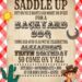 7+ Saddle Up Wild West Theme Birthday Invitation Templates