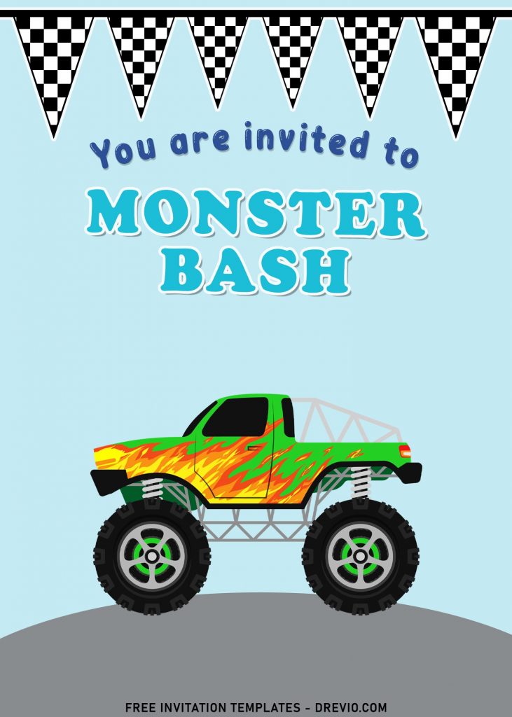 Invitation Template of 7+ Awesome Buggy Birthday Bash Invitation Templates For Your Son's Birthday 6