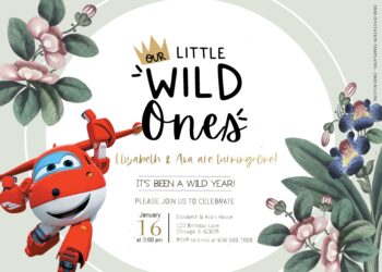 7+ Superwing Ready To Take Off Birthday Invitation Templates Title