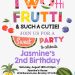 7+ Summer Two-tti Frutti 2nd Birthday Invitation Templates For Kids
