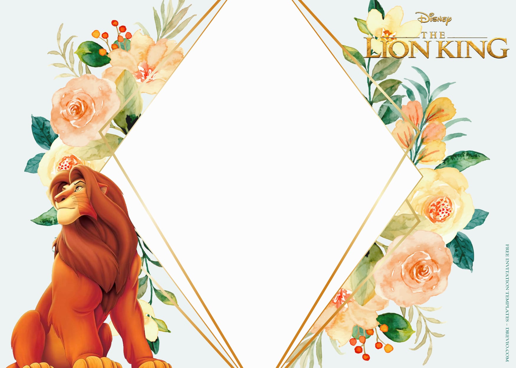 8+ All Hail The Lion King Birthday Invitation Templates Type Five