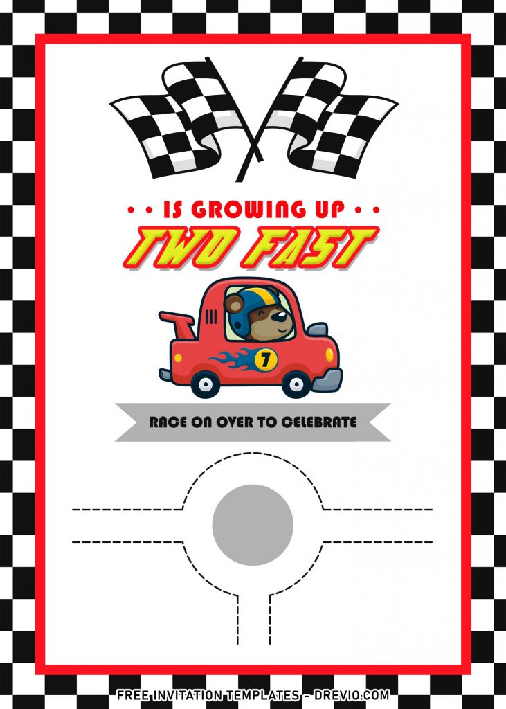 Invitation Template of 8+ Awesome Racing Formula 1 Boys Birthday Invitation Templates 3