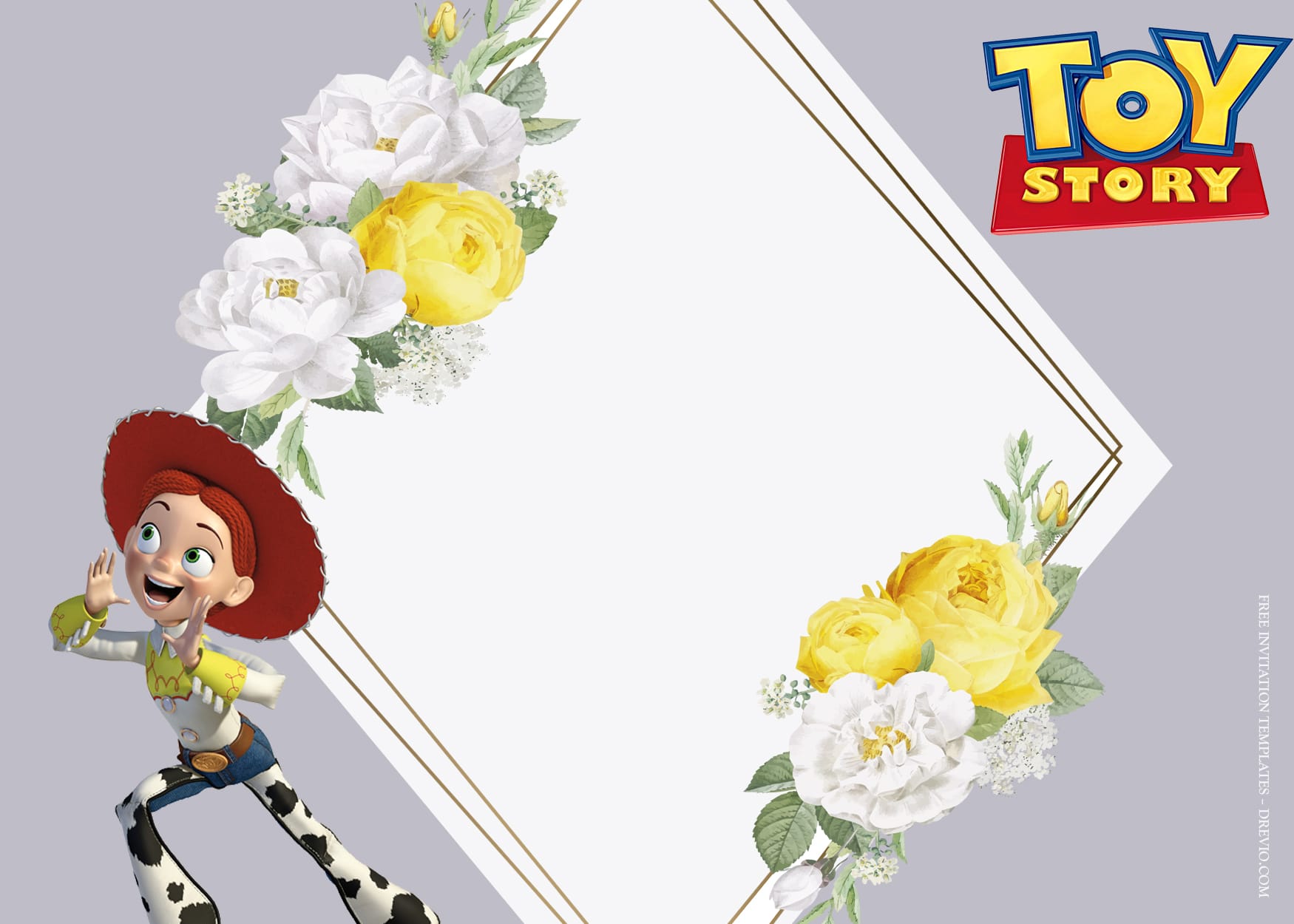 8+ Fresh Blossom Toy Story In Action Birthday Invitation Templates Type Five