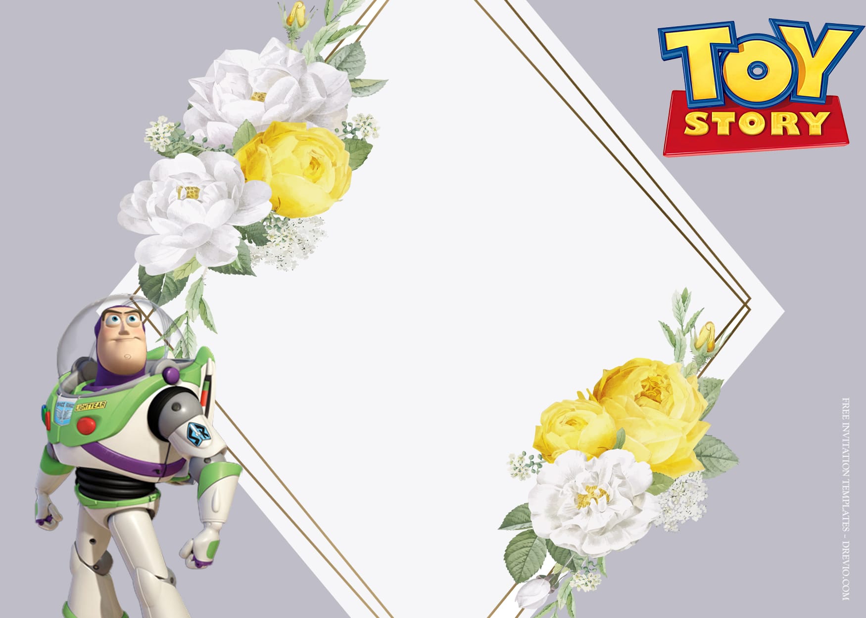 8+ Fresh Blossom Toy Story In Action Birthday Invitation Templates Type Three