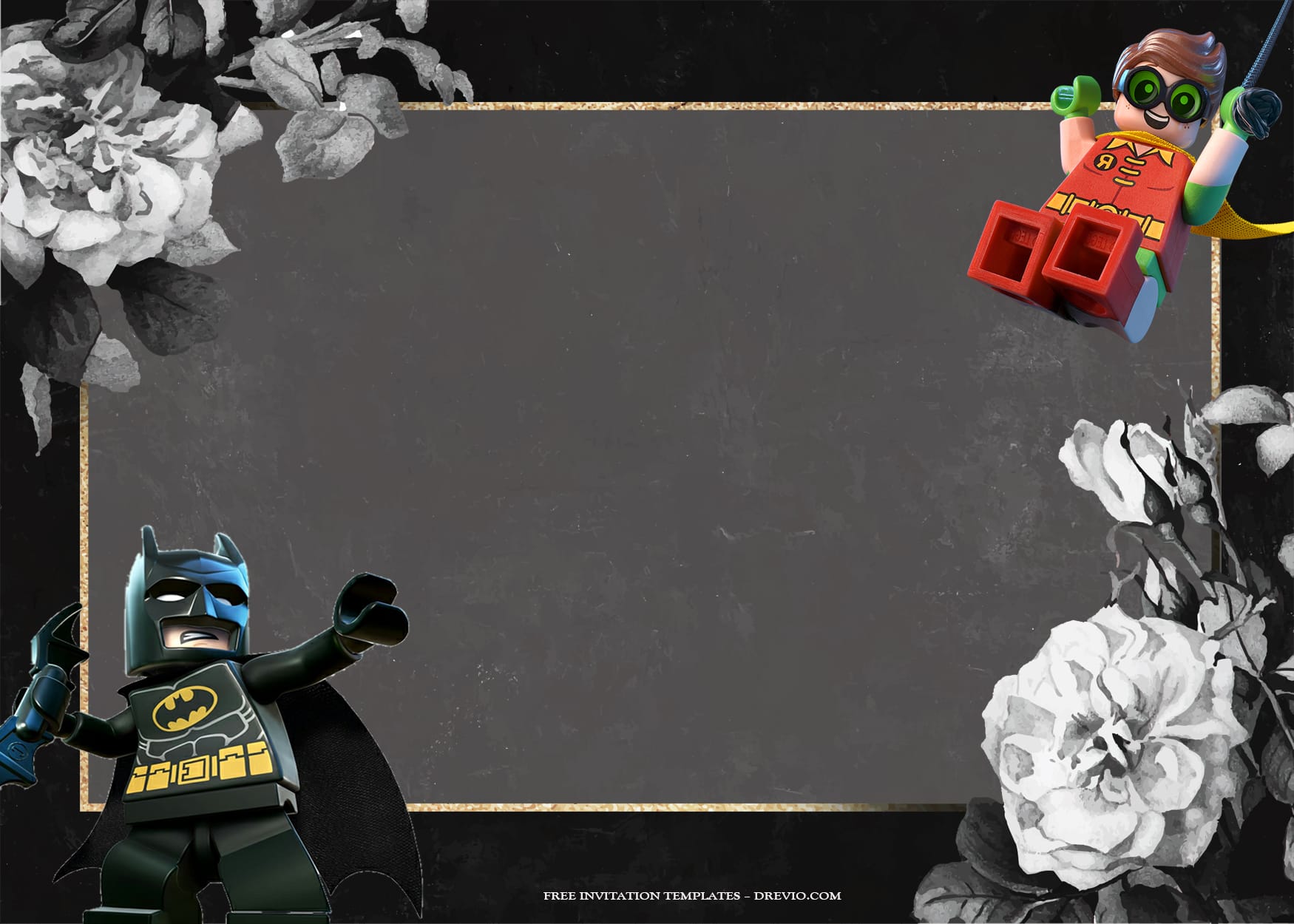 8+ Lego Batman Bring Out Justice Birthday Invitation Templates Type One
