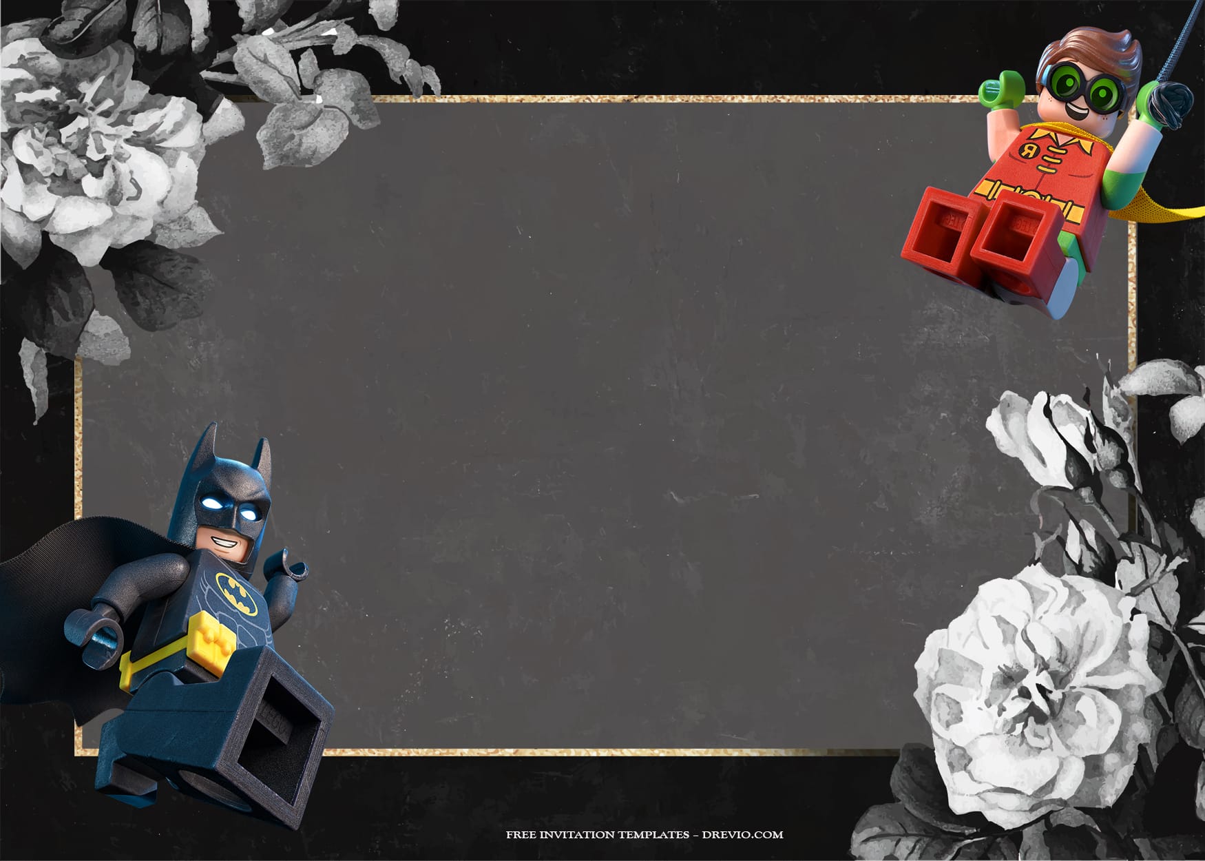 8+ Lego Batman Bring Out Justice Birthday Invitation Templates Type Seven
