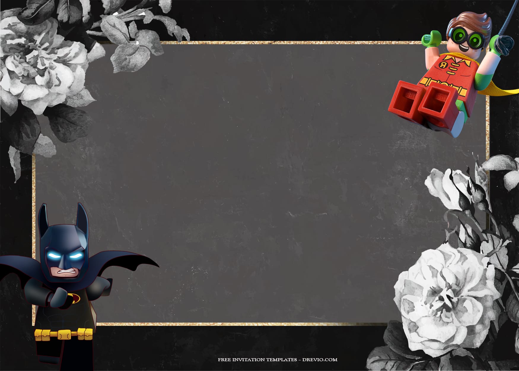 8+ Lego Batman Bring Out Justice Birthday Invitation Templates Type Three