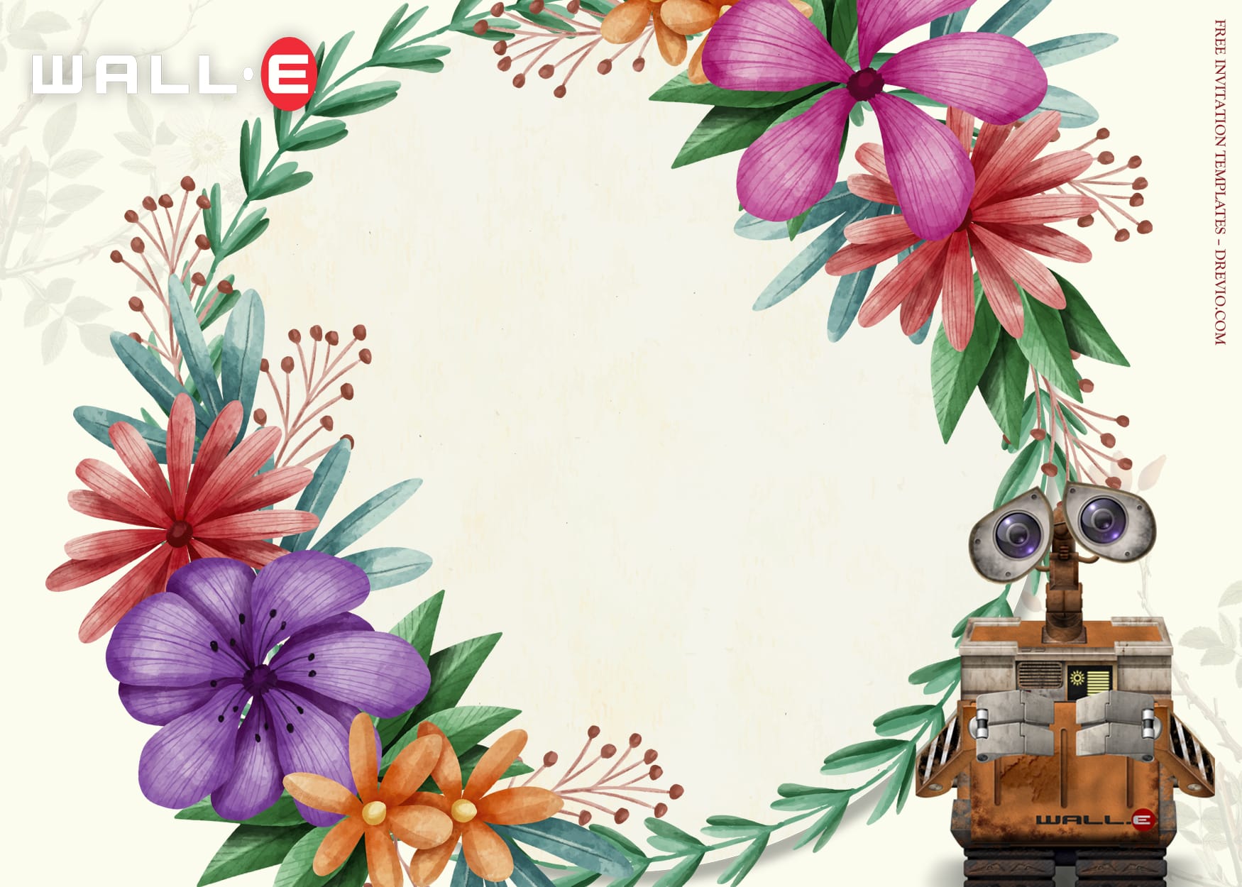 8+ Recycle And Gearing Up Wall E Birthday Invitation Templates Type Six