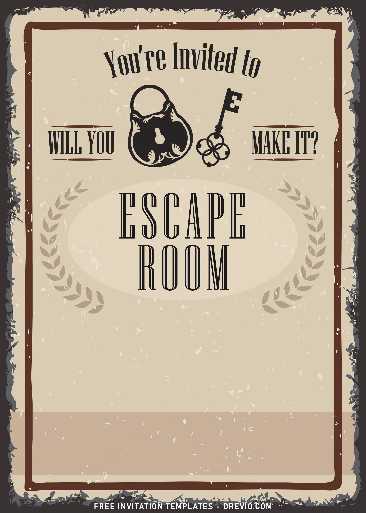 8+ Fun Riddles Escape Room Birthday Invitation Templates
