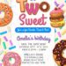 8+ Sweet Sprinkle 2nd Birthday Invitation Templates