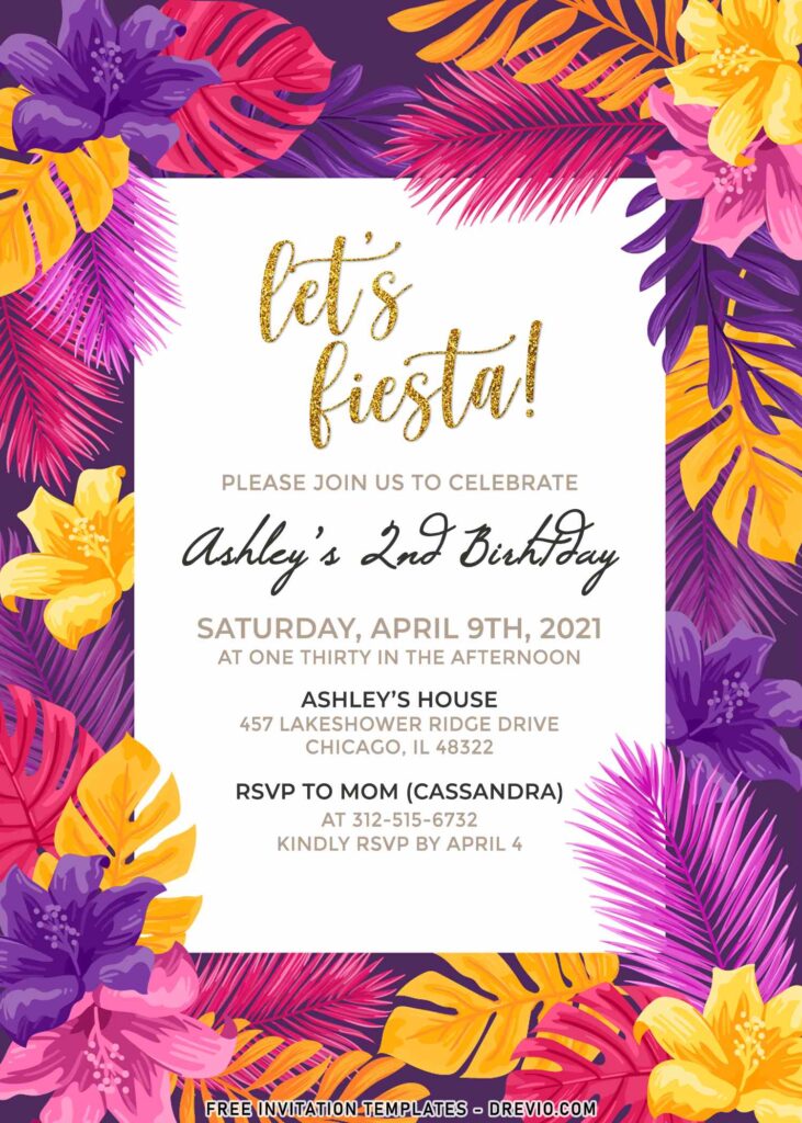 9+ Fancy Tropical Beach Party Invitation Templates