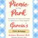 9+ Classic Gingham Picnic In The Park Birthday Invitation Templates