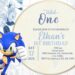 9+ Static Blue Run With Sonic Birthday Invitation Templates Title
