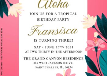 10+ Summer Breeze Tropical Party Invitation Templates
