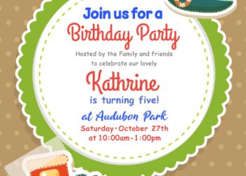 10+ Kids Toys Party First Birthday Invitation Templates