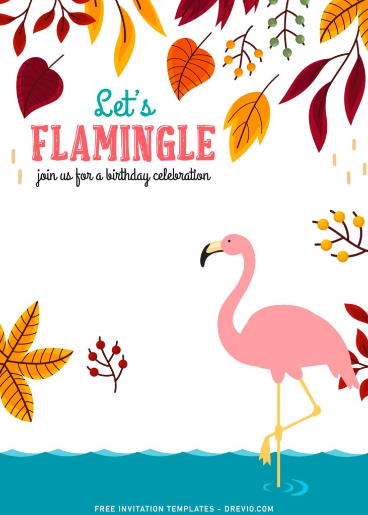 Invitation Template of 10+ Let's Flamingle Summer Birthday Invitation Templates 1