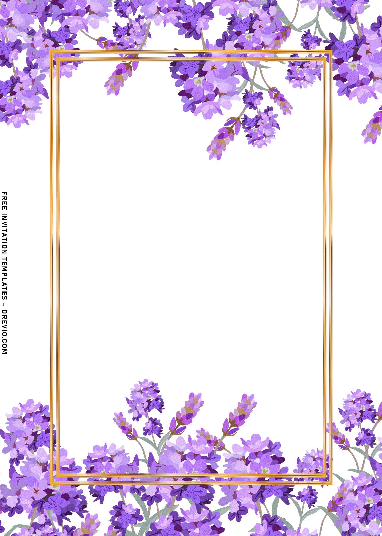 11+ Delicate Elegant Lavender Wedding Invitation Templates Download