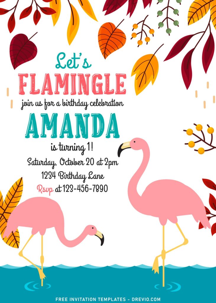 10+ Let's Flamingle Summer Birthday Invitation Templates