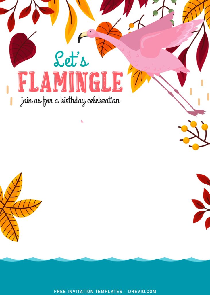 Invitation Template of 10+ Let's Flamingle Summer Birthday Invitation Templates 5