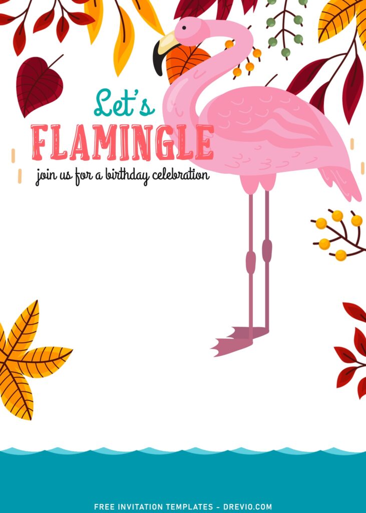 Invitation Template of 10+ Let's Flamingle Summer Birthday Invitation Templates 3