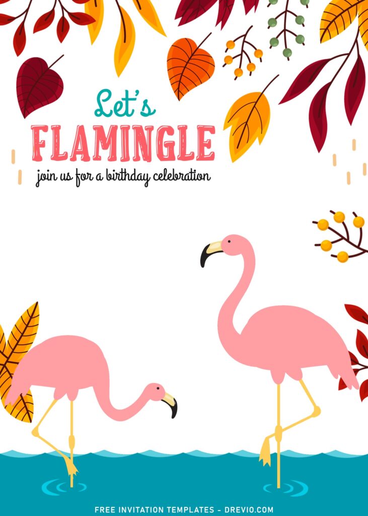 Invitation Template of 10+ Let's Flamingle Summer Birthday Invitation Templates 2