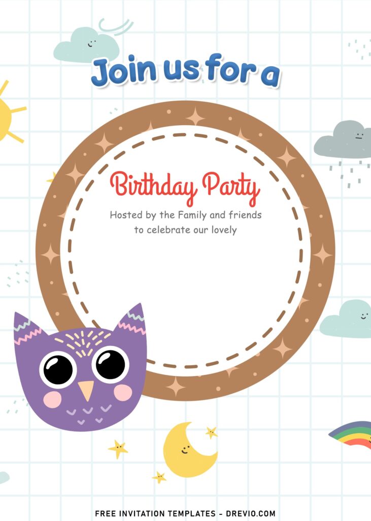 Invitation Template of 11+ Birthday Invitation Templates With Adorable Party Animals 10