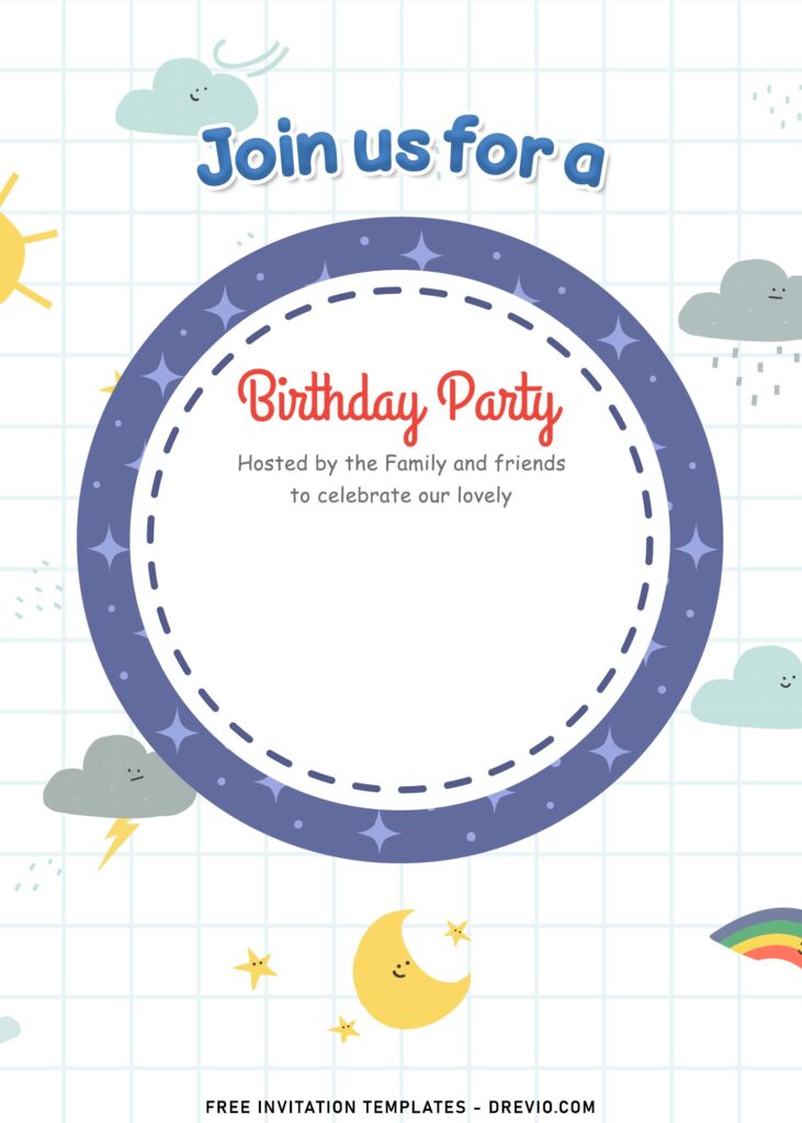 Invitation Template of 11+ Birthday Invitation Templates With Adorable Party Animals 7