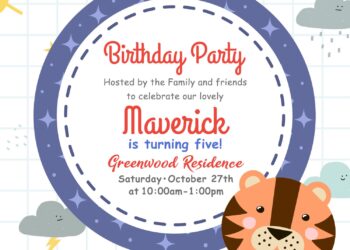 11+ Birthday Invitation Templates With Adorable Party Animals