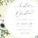 7+ Anemone Spring Floral Wedding Invitation Templates Title