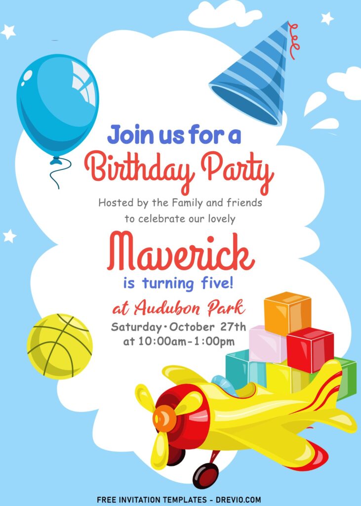 7+ Cheerful And Colorful Birthday Invitation Templates For Children