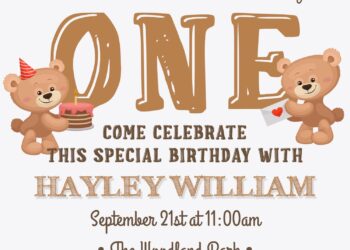 8+ Friendly Teddy Bear Birthday Invitation Templates