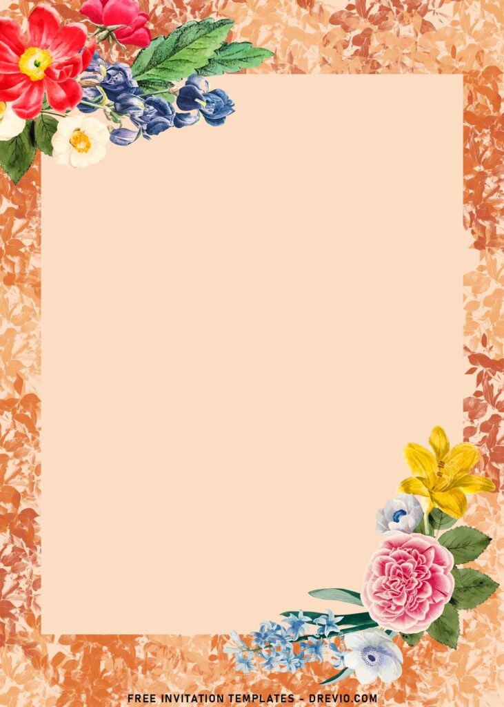 8+ Classic Floral Wedding Invitation Templates Perfect For Modern Couple with pastel rose