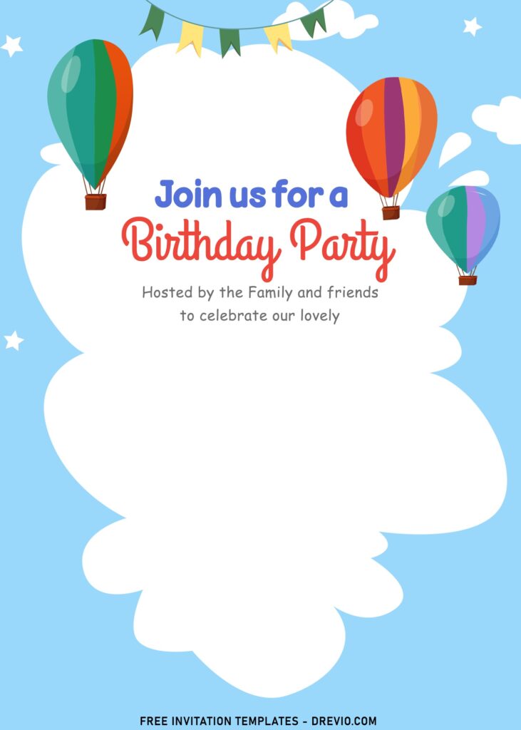 Invitation Template of 8+ Delightful Playing Kids Birthday Invitation Templates 6