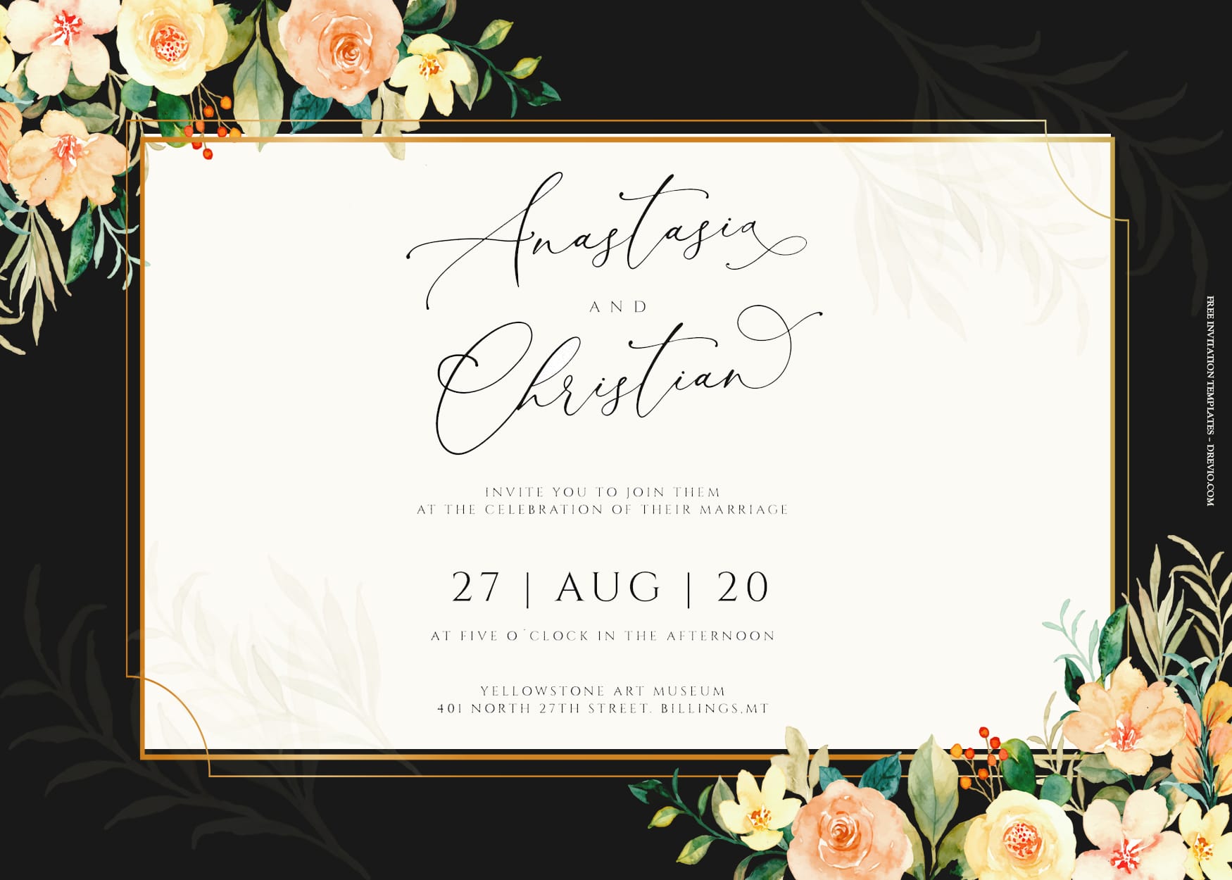 8+ Elegant Pinky Soft Floral Wedding Invitation Templates Title