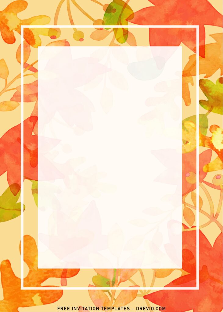 Invitation Template of 11+ Cute Autumn Birthday Invitation Templates For Your Kid's Birthday 2