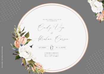 7+ Aristicrat Oil Watercolor Floral Wedding Invitation Templates Title
