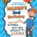 7+ Cheerful Blippi Kids Birthday Party Invitation Templates