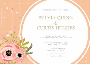 7+ Blooming Lilies Watercolor Floral Wedding Invitation Templates Title