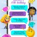 7+ Cute Emoji Movie Birthday Invitation Templates