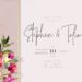 7+ Magenta Pretty Lady Floral Wedding Invitation Templates Title