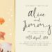 7+ Retro Autumn Watercolor Floral Wedding Invitation Templates Title
