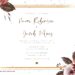 7+ Rustic Autumn Watercolor Floral Wedding Invitation Templates Title