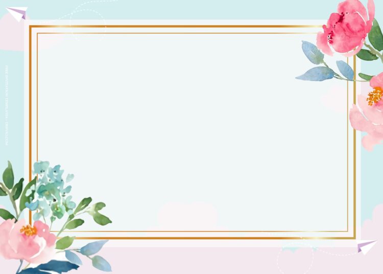 7+ Spring Peonies Dream Floral Wedding Invitation Templates | Download ...