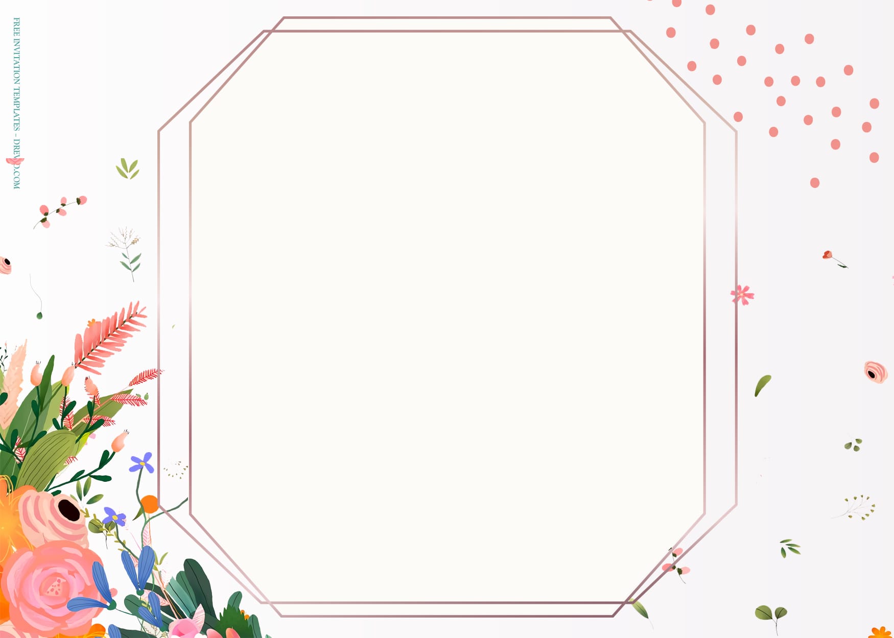 7+ Static And Animated Floral Wedding Invitation Templates Type One