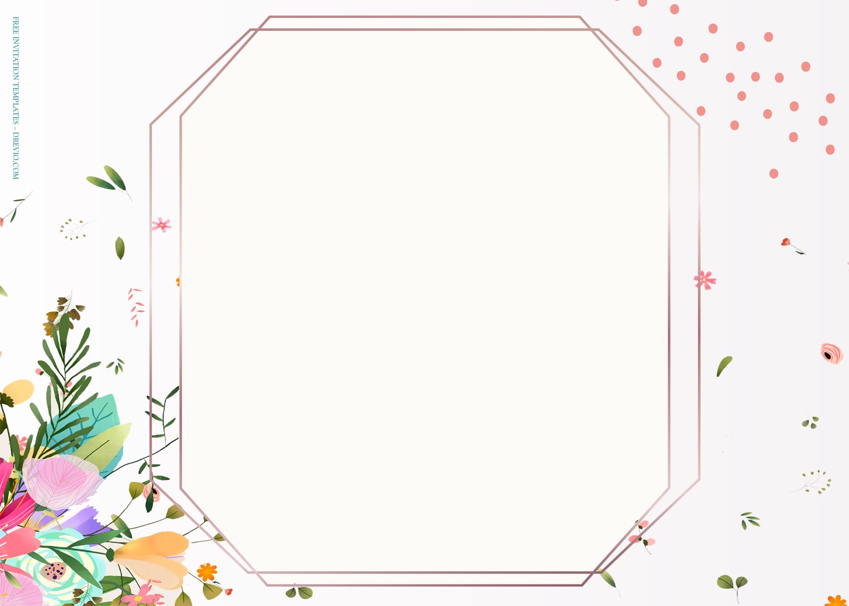 7+ Static And Animated Floral Wedding Invitation Templates Type Three
