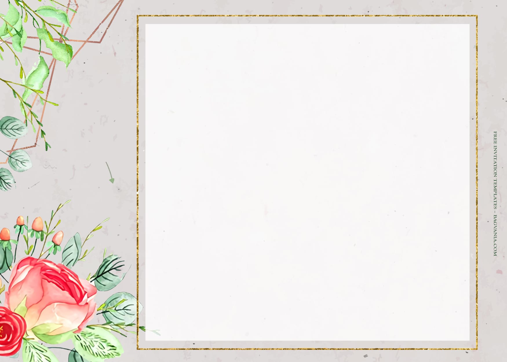 7+ Sweetly Southern Watercolor Floral Wedding Invitation Templates Six