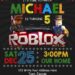 8+ Incredible Roblox Video Game Theme Birthday Invitation Templates