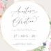 8+ The First Spring Floral Wedding Invitation Templates Title